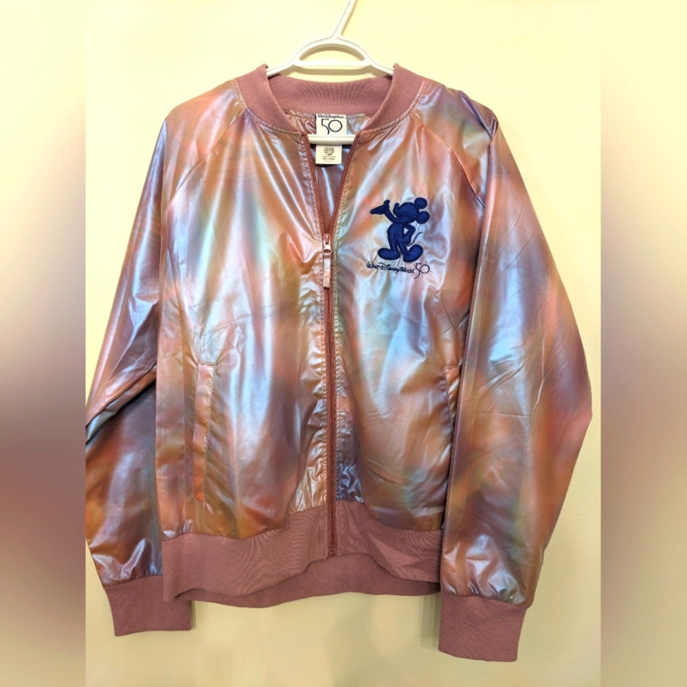 Disney Rose Gold Bomber Jacket